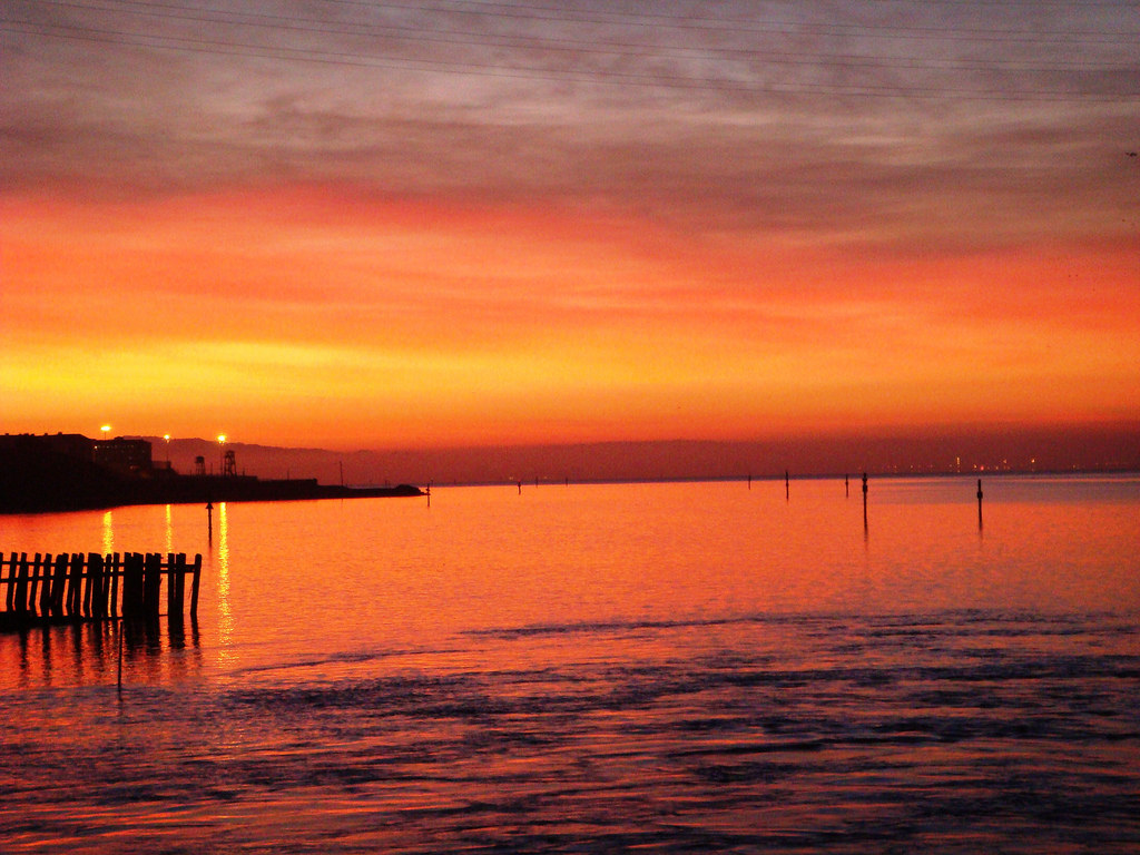 Sunrise over San Francisco Bay